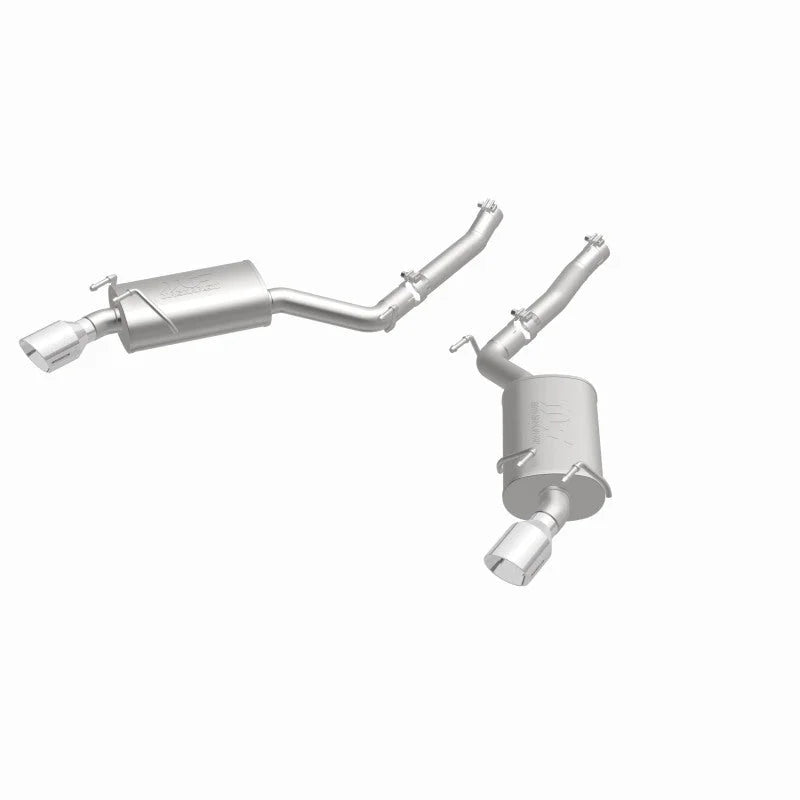 MagnaFlow Axle-Back Stainless Dual Split 4in Polished Tips 10-15 Chevrolet Camaro Convert. 3.6L V6 - Additional View 12