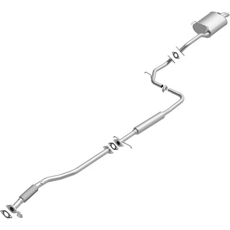 MagnaFlow BRE Exhaust Kit 00-05 Hyundai Accent 1.6L - Side View