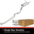 Load image into Gallery viewer, MagnaFlow BRE Exhaust Kit 01-06 Hyundai Santa Fe 2.7L - Main Product View