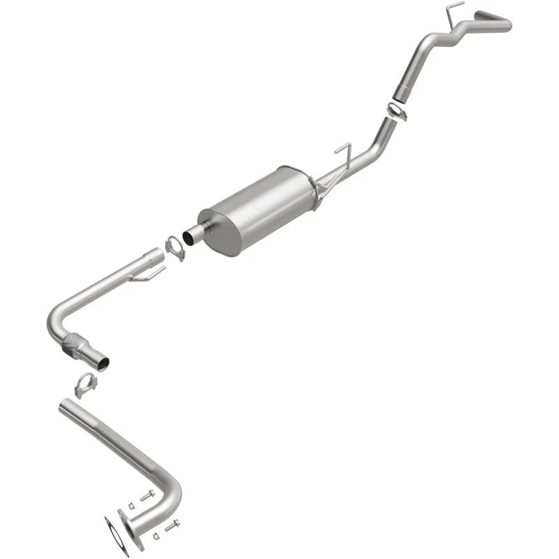 MagnaFlow BRE Exhaust Kit 05-18 Frontier Equator 2.5L - Side View