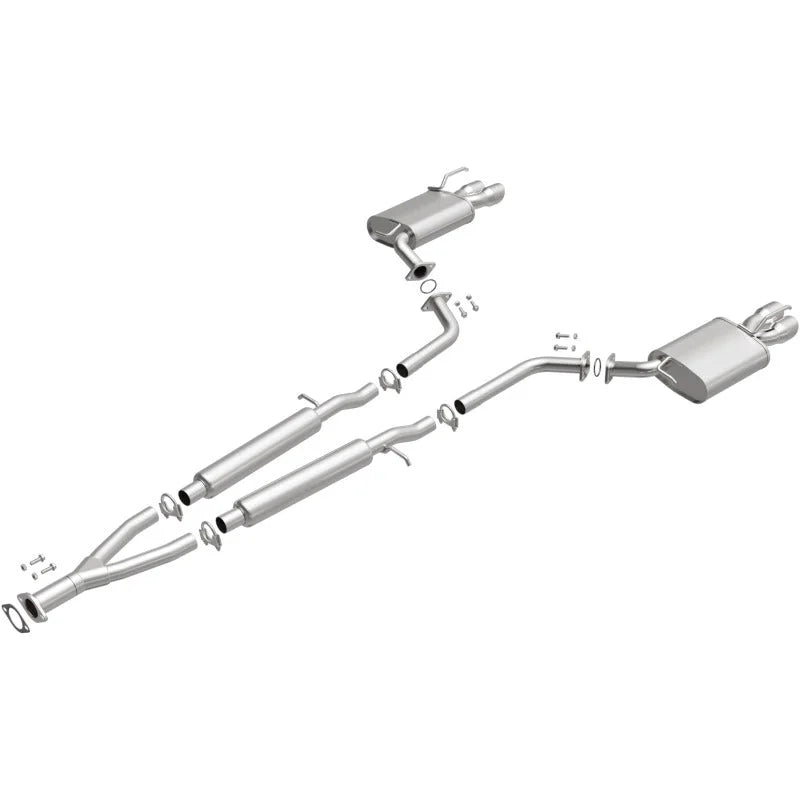 MagnaFlow BRE Exhaust Kit 06-10 Infiniti M35 3.5L - Installation View