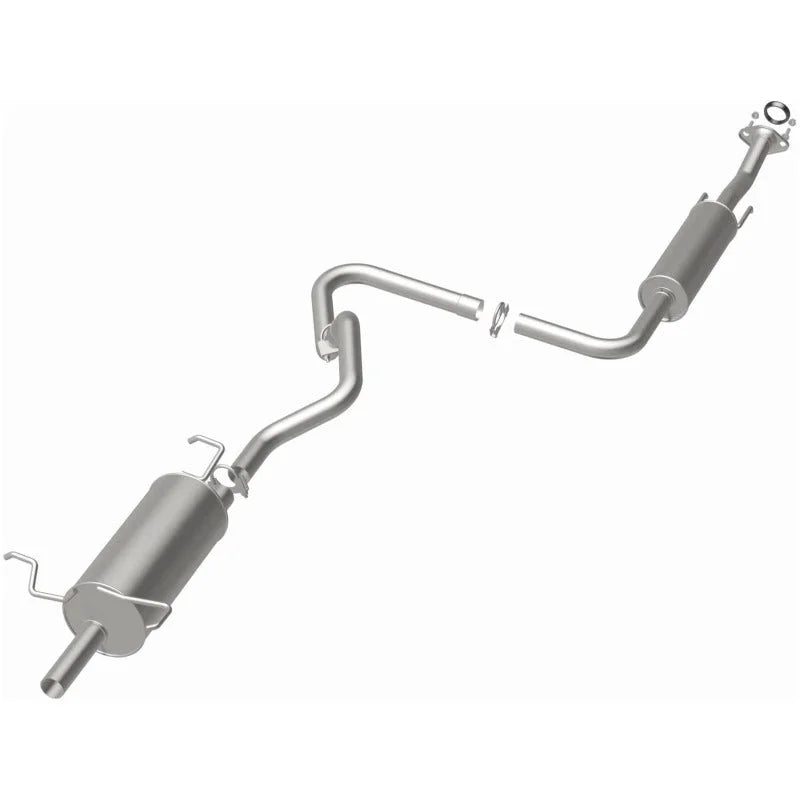 MagnaFlow BRE Exhaust Kit 07 Nissan Sentra 2.0L - Installation View