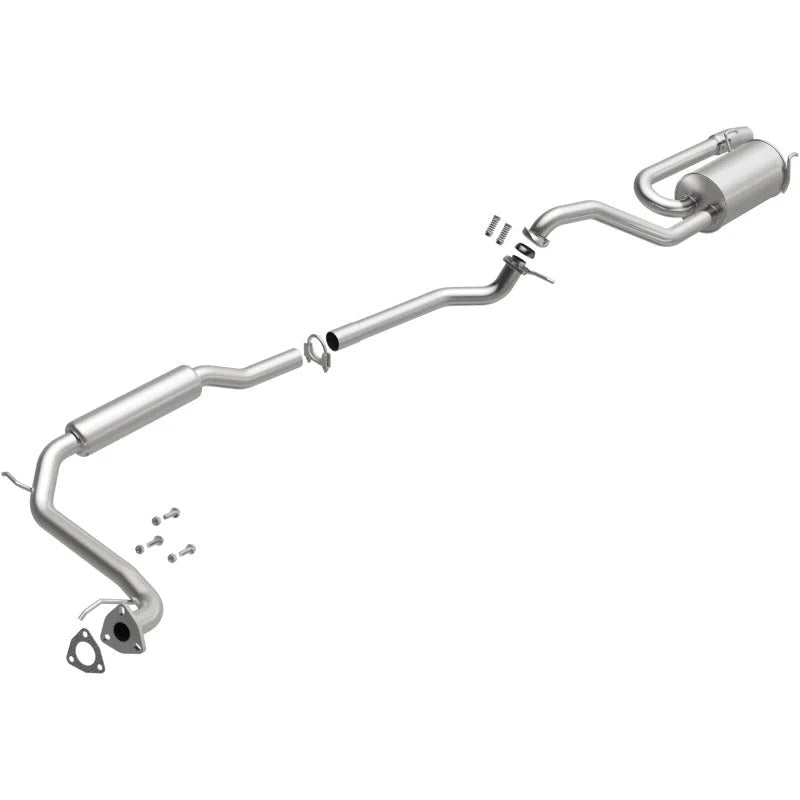 MagnaFlow BRE Exhaust Kit 09-13 Honda Fit 1.5L - Side View