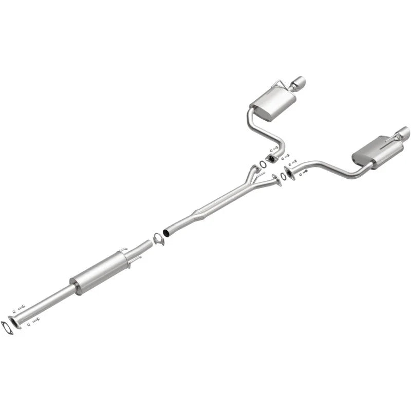 MagnaFlow BRE Exhaust Kit 09-17 Nissan Maxima 3.5L - Side View