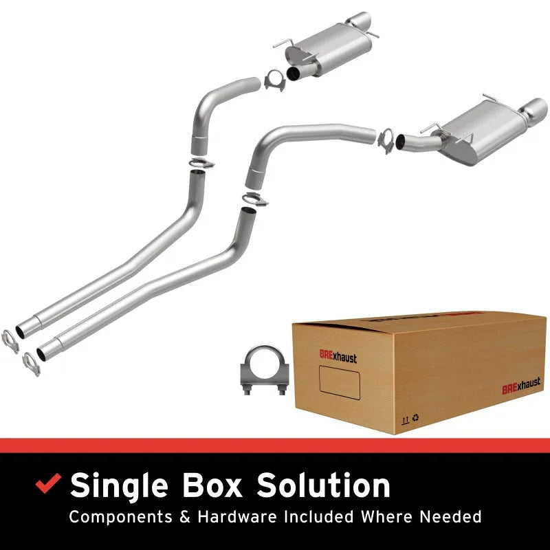 MagnaFlow BRE Exhaust Kit 11-14 Ford Mustang 3.7L - Main Product View