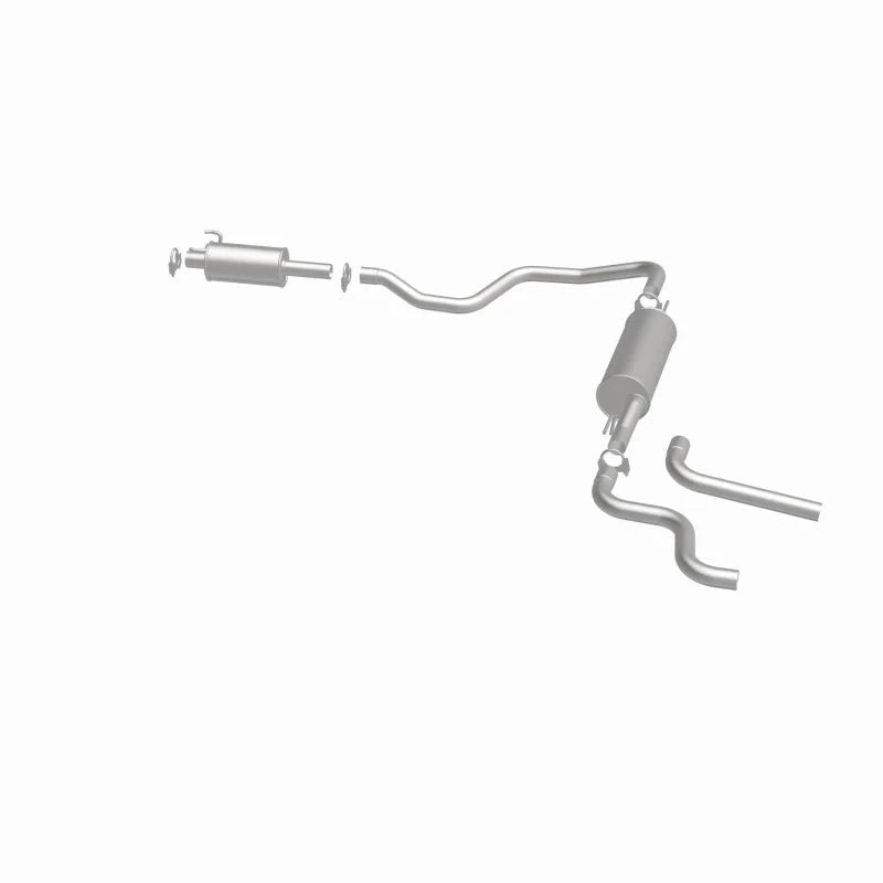 MagnaFlow BRE Exhaust Kit 85-93 Volvo 244 245 240 2.3L - Side View