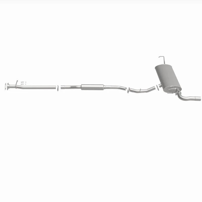 MagnaFlow BRE Exhaust Kit fits 2008-2010 Nissan Rogue 2.5L - Side View