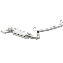 Load image into Gallery viewer, MagnaFlow CB SS 2.5/3in Dual Straight DS Rear Ext 3in Tip 12-15 BMW 328i /428i 2.0L Coupe Sedan - Side View