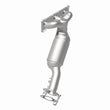 Load image into Gallery viewer, MagnaFlow California Converter Direct Fit 07-13 BMW 328i L6 3.0LGAS 3.75in Inlet 4in Outlet 2in Dia - Side View