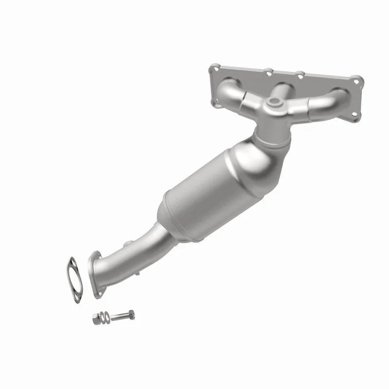 MagnaFlow California Converter Direct Fit 07-13 BMW 328i L6 3.0LGAS 3.75in Inlet 4in Outlet 2in Dia - Back View