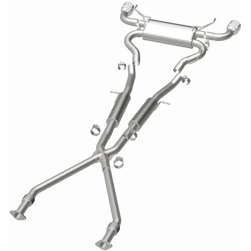 MagnaFlow Cat-Back 09-17 Nissan 370Z V6 3.7L Street Series SS 2.25in Dual Split Rear Exit Exhaust - Additional View 5