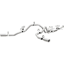 Load image into Gallery viewer, MagnaFlow Cat-Back 10-15 Toyota Tundra SC LB / CC SB 4.6L/5.7L V8 SS 2.5 Dual Split Rear 4in Tip - Main Product View