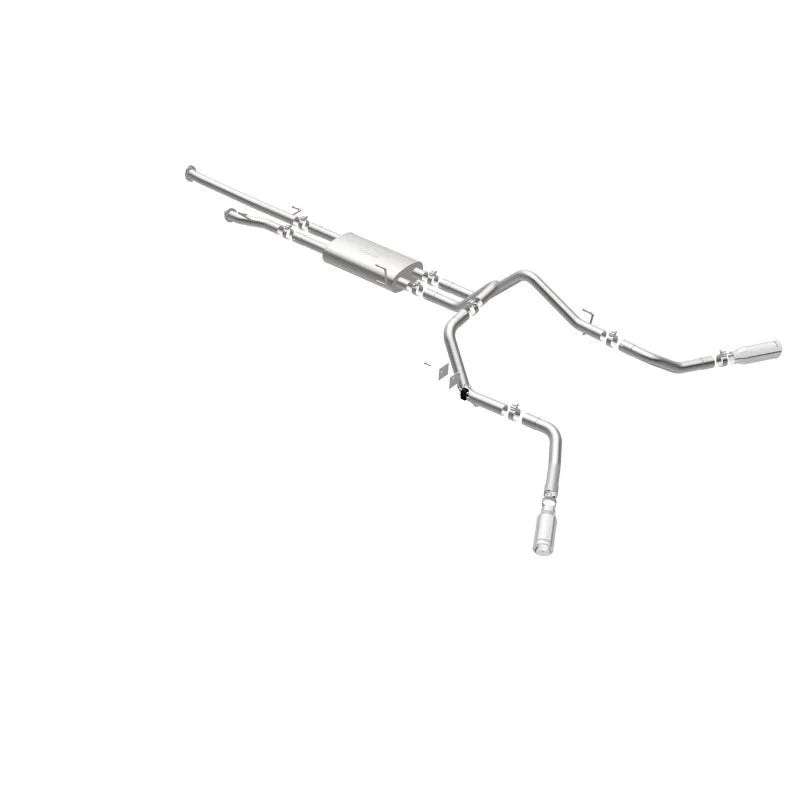 MagnaFlow Cat-Back 10-15 Toyota Tundra SC LB / CC SB 4.6L/5.7L V8 SS 2.5 Dual Split Rear 4in Tip - Additional View 8