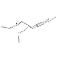 Load image into Gallery viewer, MagnaFlow Cat-Back 10-15 Toyota Tundra SC LB / CC SB 4.6L/5.7L V8 SS 2.5 Dual Split Rear 4in Tip - Additional View 11