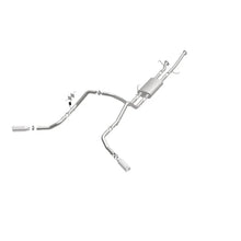 Load image into Gallery viewer, MagnaFlow Cat-Back 10-15 Toyota Tundra SC LB / CC SB 4.6L/5.7L V8 SS 2.5 Dual Split Rear 4in Tip - Additional View 12