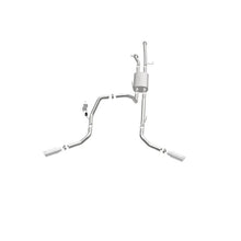 Load image into Gallery viewer, MagnaFlow Cat-Back 10-15 Toyota Tundra SC LB / CC SB 4.6L/5.7L V8 SS 2.5 Dual Split Rear 4in Tip - Additional View 14