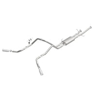 Load image into Gallery viewer, MagnaFlow Cat-Back 10-15 Toyota Tundra SC LB / CC SB 4.6L/5.7L V8 SS 2.5 Dual Split Rear 4in Tip - Additional View 16