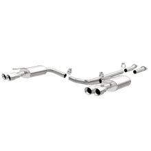 Load image into Gallery viewer, MagnaFlow Cat-Back 11-15 Kia Optima 2.0L/2.4L Sport SS 2.25in Quad Split Rear 4.5in Tips - Side View