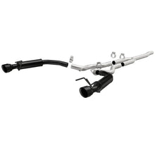 Load image into Gallery viewer, MagnaFlow Cat-Back 15-16 Ford Mustang 2.3L L4 Competition SS 3in Dual Split Rear 4.5in Black Tips - Main Product View