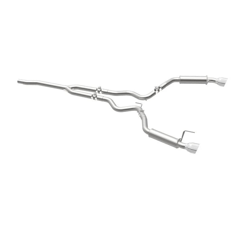 MagnaFlow Cat-Back 15-16 Ford Mustang 2.3L L4 Competition SS 3in Dual Split Rear 4.5in Black Tips - Additional View 7