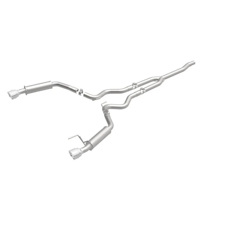MagnaFlow Cat-Back 15-16 Ford Mustang 2.3L L4 Competition SS 3in Dual Split Rear 4.5in Black Tips - Additional View 10