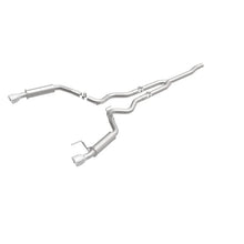 Load image into Gallery viewer, MagnaFlow Cat-Back 15-16 Ford Mustang 2.3L L4 Competition SS 3in Dual Split Rear 4.5in Black Tips - Additional View 10