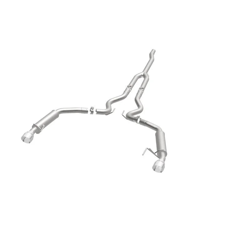 MagnaFlow Cat-Back 15-16 Ford Mustang 2.3L L4 Competition SS 3in Dual Split Rear 4.5in Black Tips - Additional View 11