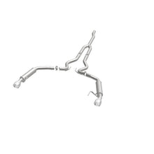 Load image into Gallery viewer, MagnaFlow Cat-Back 15-16 Ford Mustang 2.3L L4 Competition SS 3in Dual Split Rear 4.5in Black Tips - Additional View 11