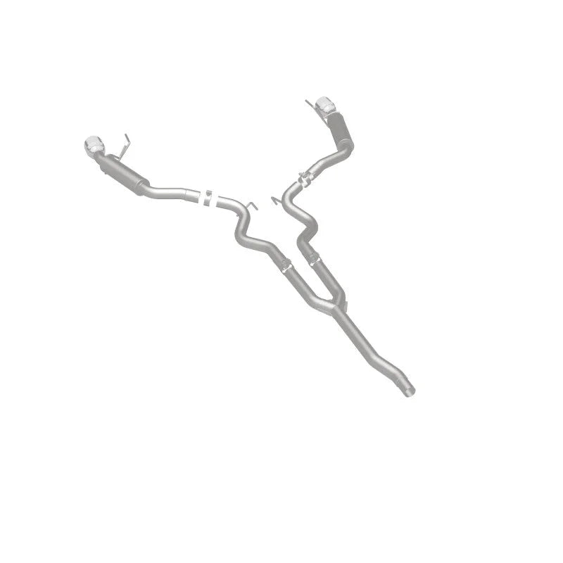 MagnaFlow Cat-Back 15-16 Ford Mustang 2.3L L4 Competition SS 3in Dual Split Rear 4.5in Black Tips - Additional View 13