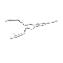 Load image into Gallery viewer, MagnaFlow Cat-Back 15-16 Ford Mustang 2.3L L4 Competition SS 3in Dual Split Rear 4.5in Black Tips - Additional View 16