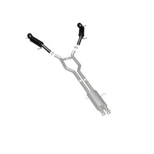 Load image into Gallery viewer, MagnaFlow Cat-Back 15-16 Land Rover Ranger Rover V6 SS 2.5in Dual Split Rear Exit 4.5in Black Tips - Additional View 10