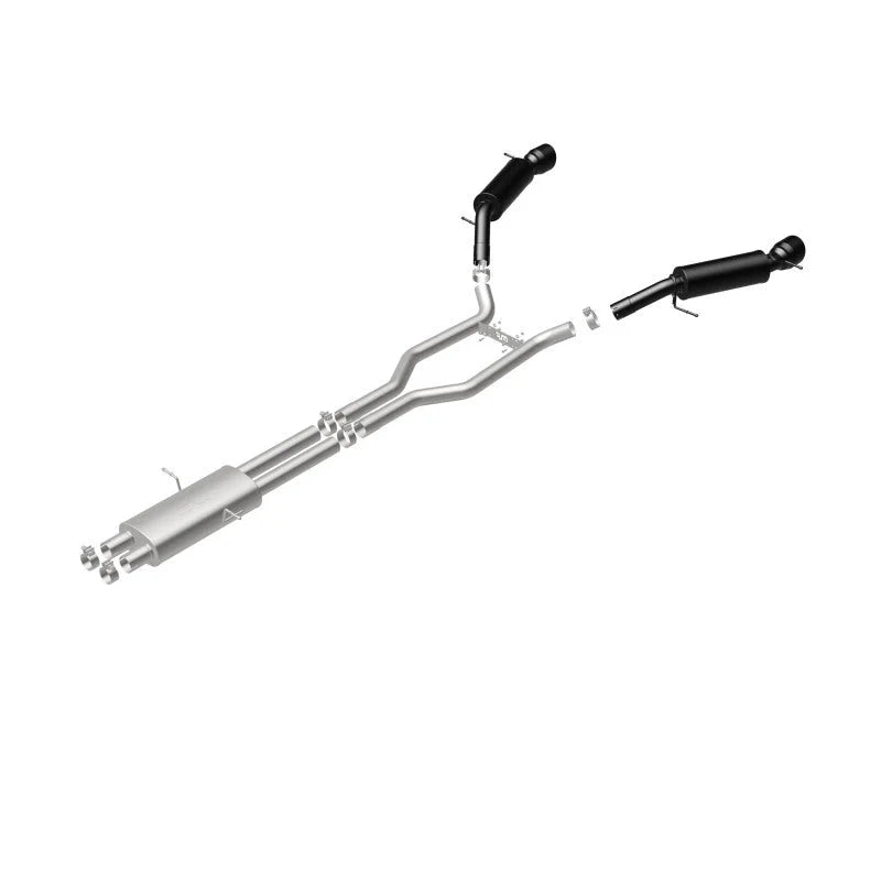 MagnaFlow Cat-Back 15-16 Land Rover Ranger Rover V6 SS 2.5in Dual Split Rear Exit 4.5in Black Tips - Additional View 12