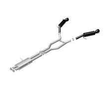 Load image into Gallery viewer, MagnaFlow Cat-Back 15-16 Land Rover Ranger Rover V6 SS 2.5in Dual Split Rear Exit 4.5in Black Tips - Additional View 12