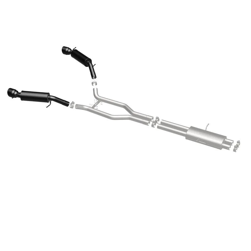 MagnaFlow Cat-Back 15-16 Land Rover Ranger Rover V6 SS 2.5in Dual Split Rear Exit 4.5in Black Tips - Additional View 15