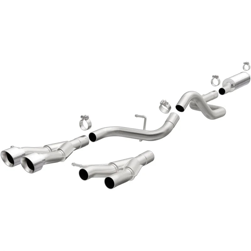 MagnaFlow Cat-Back 2013-2017 Hyundai Veloster L4 Turbo 2.25in SS Street Series 4in Polished Tips - Main Product View