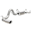 Load image into Gallery viewer, MagnaFlow Cat-Back 2016 Toyota Tacoma 3.5L V6 SS 3in Single Pass Side Exit Rear 4in Tip - Main Product View
