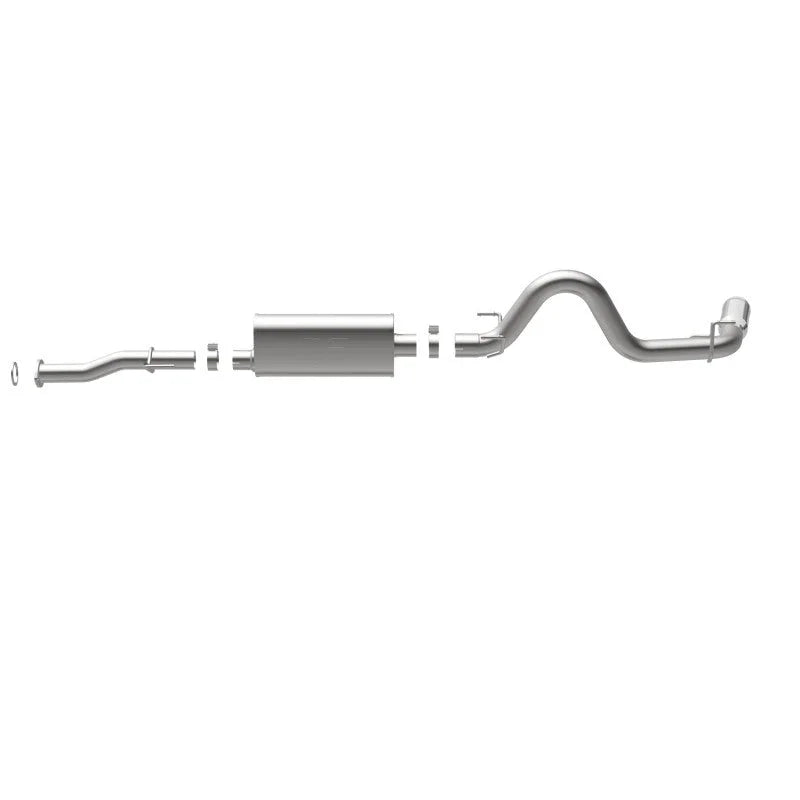 MagnaFlow Cat-Back 2016 Toyota Tacoma 3.5L V6 SS 3in Single Pass Side Exit Rear 4in Tip - Additional View 10