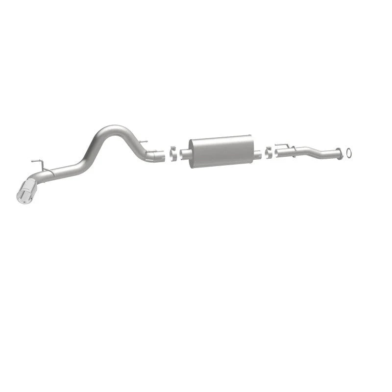 MagnaFlow Cat-Back 2016 Toyota Tacoma 3.5L V6 SS 3in Single Pass Side Exit Rear 4in Tip - Additional View 12