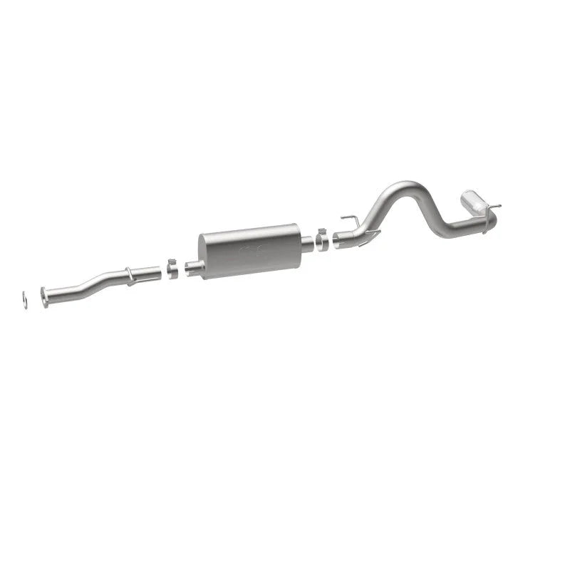 MagnaFlow Cat-Back 2016 Toyota Tacoma 3.5L V6 SS 3in Single Pass Side Exit Rear 4in Tip - Additional View 14