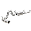 Load image into Gallery viewer, MagnaFlow Cat-Back 2016 Toyota Tacoma TRD 3.5L V6 SS 3in Single Pass Side Exit Rear 4in Tip - Main Product View