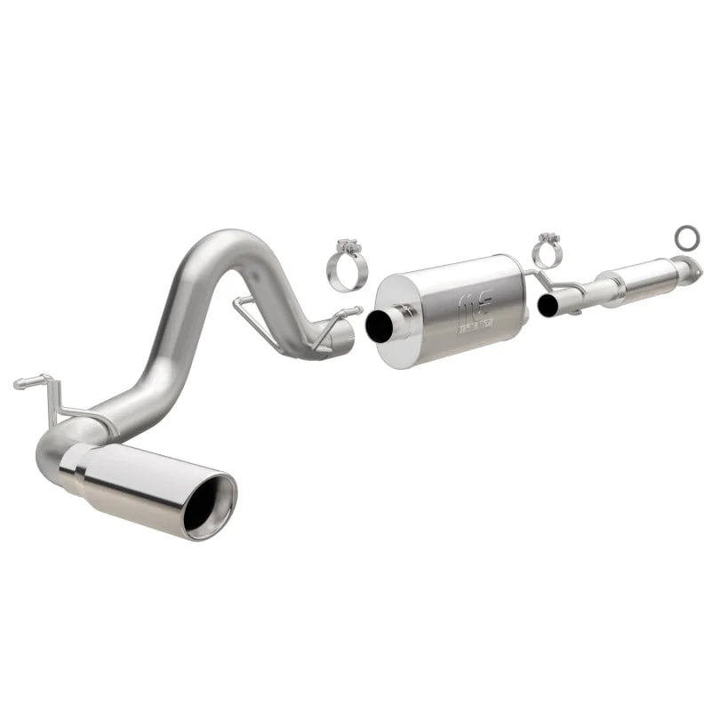 MagnaFlow Cat-Back 2016 Toyota Tacoma TRD 3.5L V6 SS 3in Single Pass Side Exit Rear 4in Tip - Main Product View