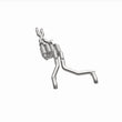 Load image into Gallery viewer, MagnaFlow Cat-Back 2021 Jeep Wrangler 6.4L Rock Crawler Series Dual Exit Stainless Exhaust - Additional View 13
