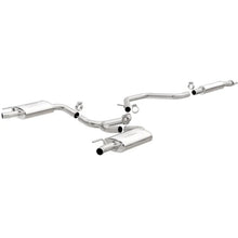 Load image into Gallery viewer, MagnaFlow Cat-Back SS 2.25/2.5in Dual Split Rear Exit Polished 3in Tip 2015 Chev Impala 3.6L V6 - Main Product View