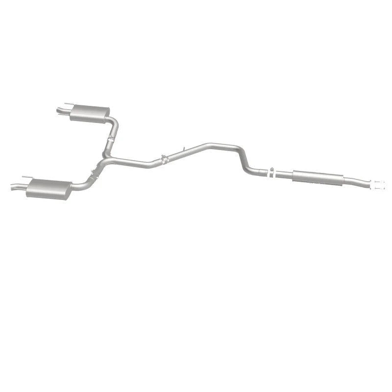 MagnaFlow Cat-Back SS 2.25/2.5in Dual Split Rear Exit Polished 3in Tip 2015 Chev Impala 3.6L V6 - Additional View 10