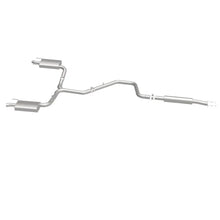 Load image into Gallery viewer, MagnaFlow Cat-Back SS 2.25/2.5in Dual Split Rear Exit Polished 3in Tip 2015 Chev Impala 3.6L V6 - Additional View 10