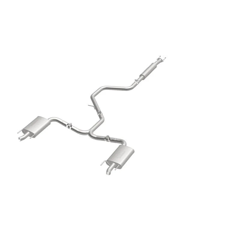 MagnaFlow Cat-Back SS 2.25/2.5in Dual Split Rear Exit Polished 3in Tip 2015 Chev Impala 3.6L V6 - Additional View 11
