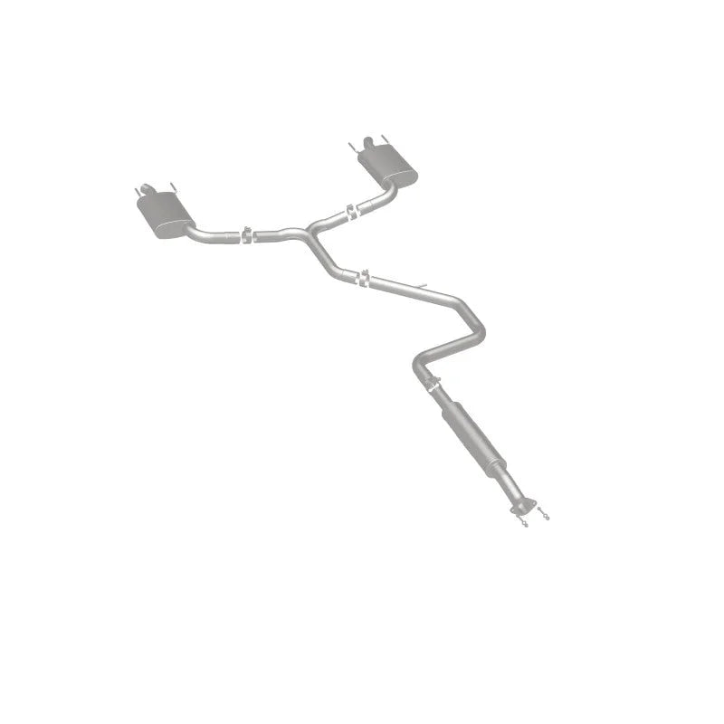 MagnaFlow Cat-Back SS 2.25/2.5in Dual Split Rear Exit Polished 3in Tip 2015 Chev Impala 3.6L V6 - Additional View 12