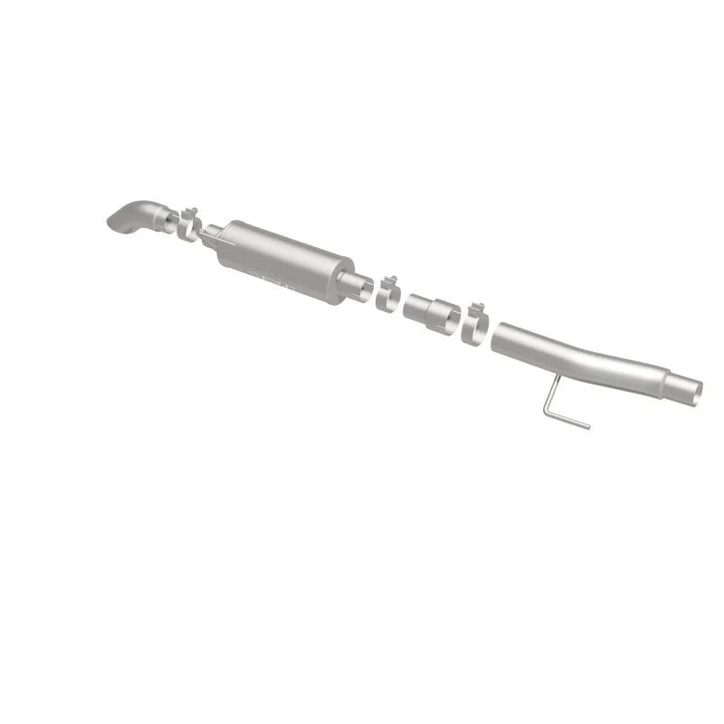 MagnaFlow Cat-Back, SS, 2.5/3in, Turn Down In Front Rear Tire 2015 Ford F150 5.0L V8 Ext Cab - Additional View 7