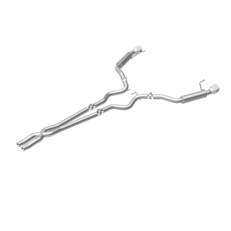 MagnaFlow Cat Back, SS, 2.5in, Competition, Dual Split Polished 4.5in Tips 2015 Ford Mustang V6 3.7L - Additional View 10