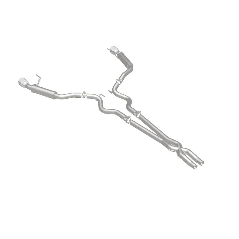 MagnaFlow Cat Back, SS, 2.5in, Competition, Dual Split Polished 4.5in Tips 2015 Ford Mustang V6 3.7L - Additional View 11